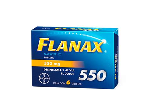 Flanax 550 6 Tabletas CENTRAL FARMA