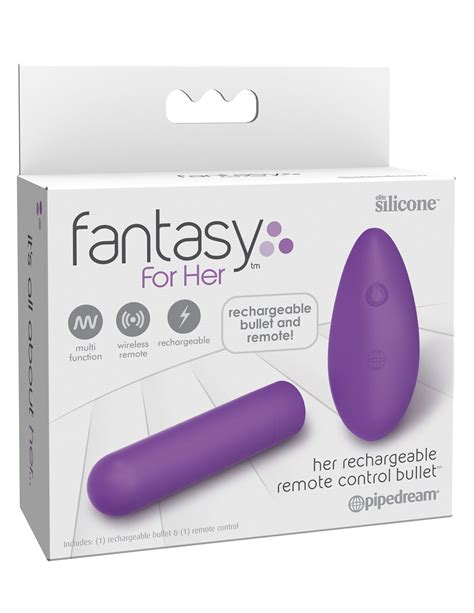 Pd4946 12 Fantasy For Her Her Rechargeable Remote Control Bullet