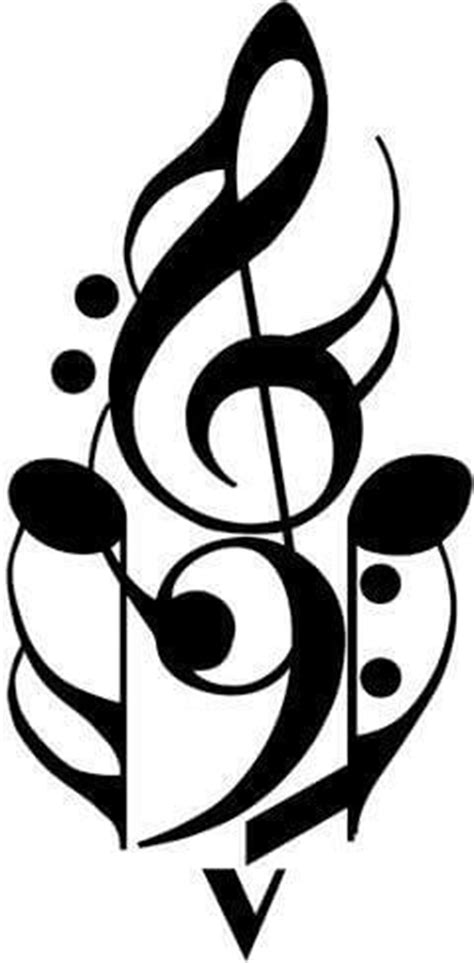 Collection by the optical journal. Music Tattoo Designs - The Body is a Canvas