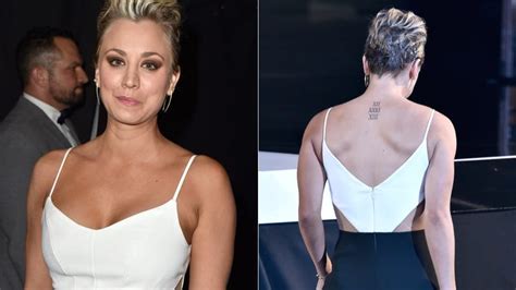 Kaley Cuoco Covered Up Her Marriage Tattoo With A Big Ol Bug