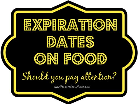 Expiration Dates On Food Storage Know When To Throw