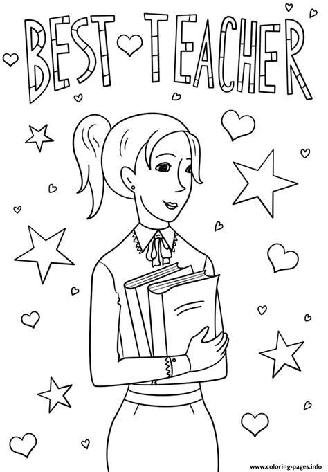 Click on one of the images below to open the teacher appreciation coloring pages pdf (8 total designs). Best Teacher Day Coloring Pages Printable