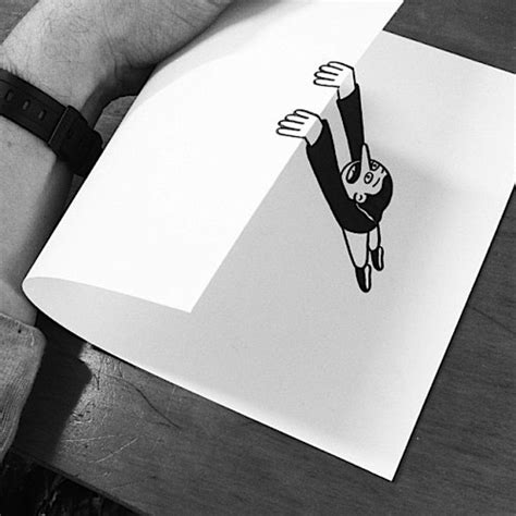 Hilariously Creative Paper Drawings By Husk Mit Navn Ultralinx