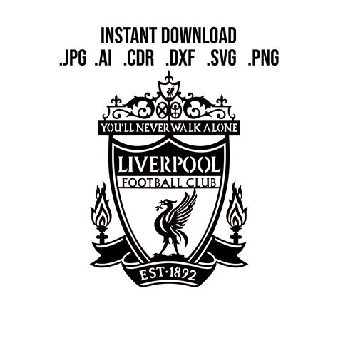 Liverpool Football Club Lfc Laser Cut File Vector Etsy