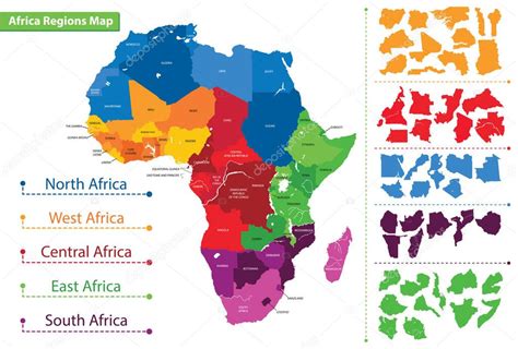 Mapa De Las Regiones De África Mapa Online De África 2024