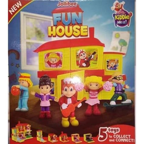 Jolly Kiddie Meal Jollibee Fun House Complete Set Shopee Philippines