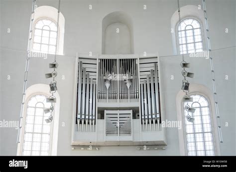 Modern Pipe Organ At Paulskirche Pauls Churchlocated On Paulsplatz