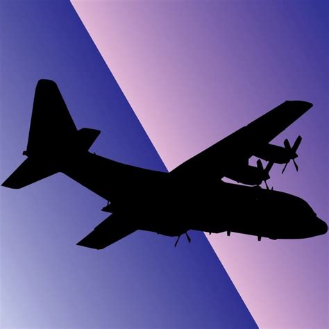 26 Airplane Silhouette C 130 Images Stock Photos 3d Objects