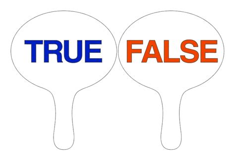 True And False Png Image Png All Png All