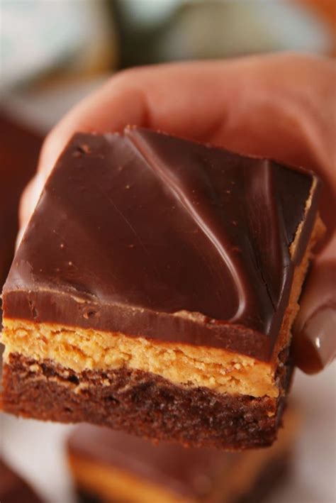 Buckeye Brownies Are A Peanut Butter Lovers Dream Come True Desserts
