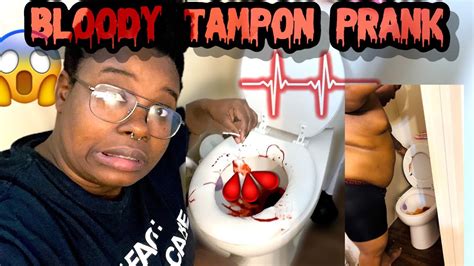 Extreme Bloody Tampon Prank Gone Wrong Youtube