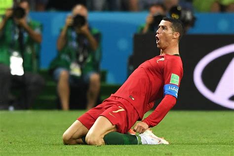 Cristiano Ronaldo World Cup 2018 Hat Trick Goal Portugal Star Makes