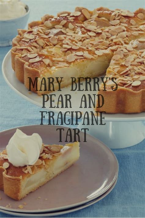 Mary berry's vanilla and chocolate marble traybake. Mary Berry's Pear Frangipane Tart | Recipe in 2020 | British baking show recipes, Dessert ...