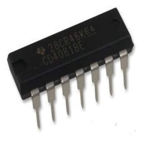 4081 Cd4081be Quad 2 Input And Gate