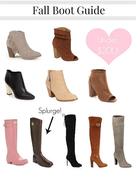 fall boot guide