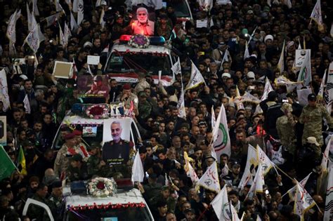 Thousands Attend Qasem Soleimanis Funeral In Iraqs Baghdad Photogallery