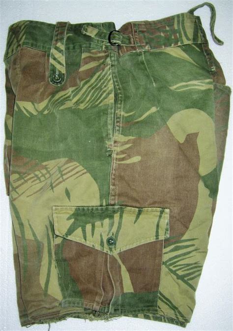 Other War Memorabilia Rhodesian Bush War Camo Shorts From Soldier