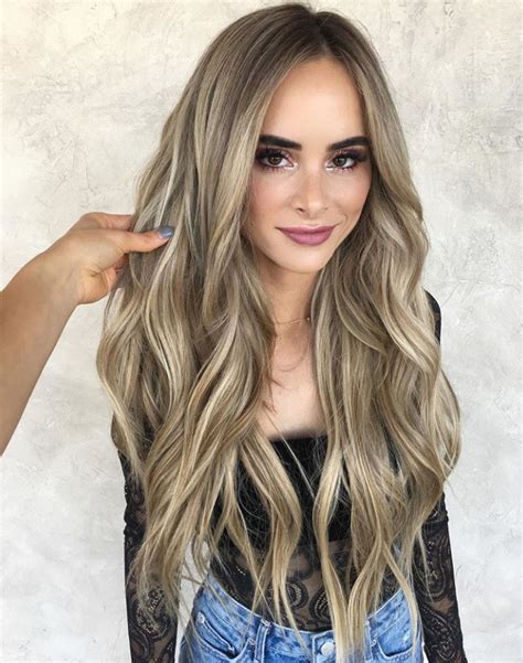 Hottest Blonde Balayage Highlights With Layers For Long Hair Design Ideas Page Of