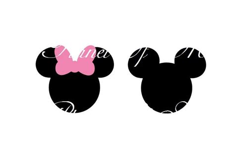 Mickey Mouse Svg File Minnie Svg Vinyl Cutting File Minnie
