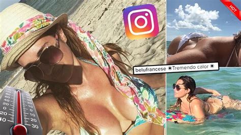 Belén Francese y las fotos sexies de sus vacaciones en las playas de