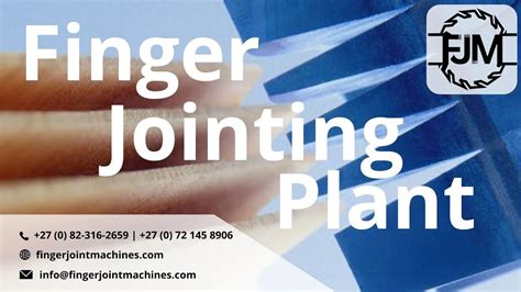 Finger Jointing Plant Youtube