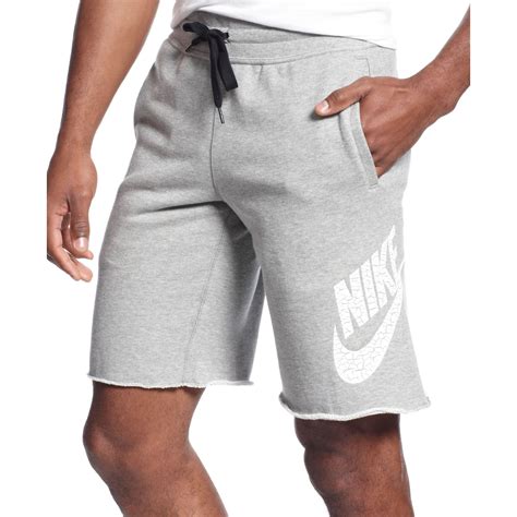Nike Aw77 Alumni Shorts In Gray For Men Dark Grey Heather Lyst
