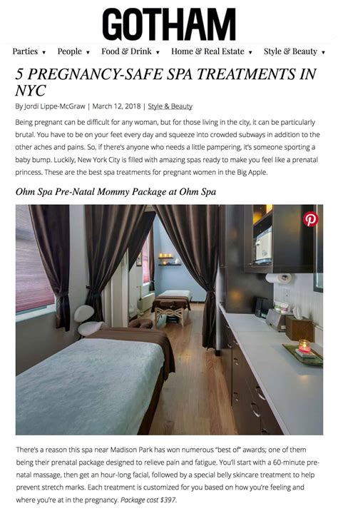new york pregnancy massage ohm spa and lounge ohm spa nyc