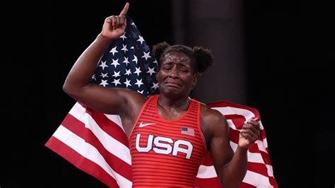 Tamyra Mensah Stock Becomes 1st Us Black Woman To Win Wrestling Gold