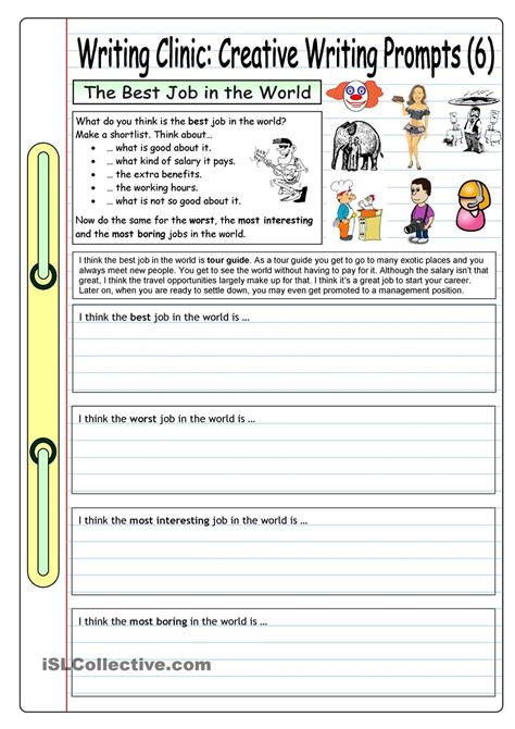 Creative Writing Printable Worksheets Learning How To Read