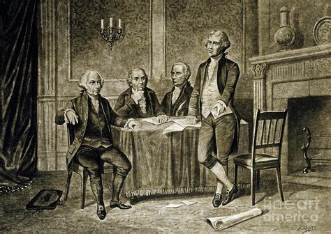 Leaders Of The First Continental Congress Drawing By Augustus Tholey