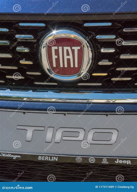 Fiat Tipo Car Emblem Editorial Stock Image Image Of Fashion 117311409
