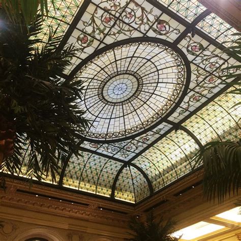 Decorative Glass Domed Ceiling At Plaza Hotel Ny Victoria Balva
