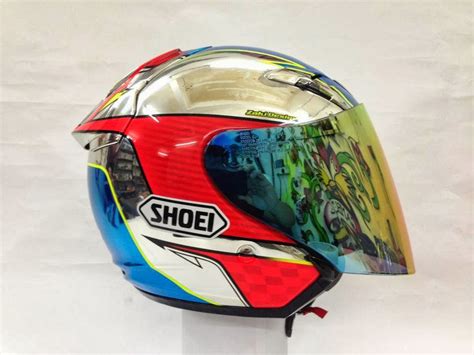 Given goods (helmet + bag + box + helmet visor two pieces). Racing Helmets Garage: Shoei J-Force III Replica Z ...
