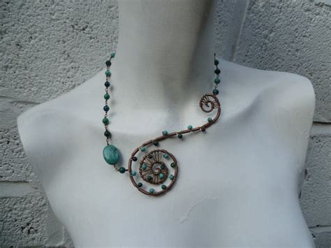 Turquoise And Copper Necklace Natalia Bianco Flickr