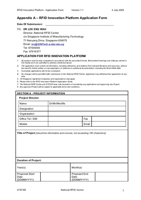 Like the appendix in a human body, an appendix contains information that is supplementary and not strictly necessary to the main body an appendix may include a reference section for the reader, a. Appendix A - Application Form Version 1.1.doc