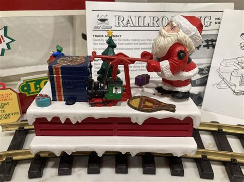 Lgb 21010 Christmas Santa Claus Handcar Operating Powered Locomotive