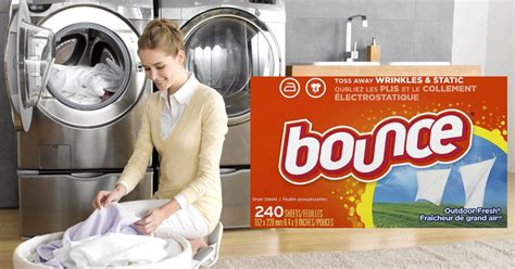 Amazon Bounce 240 Ct Fabric Softener Sheets As Low As 510 Shipped