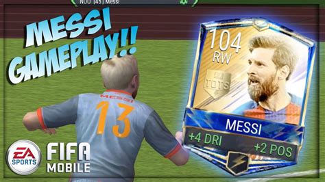 99 Ovr Ultimate Team Messi Gameplay Fifa Mobile Hes A Beast Youtube