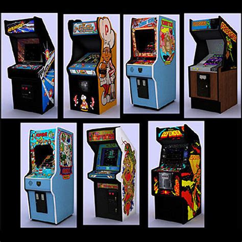 Updated 27 oct 2016 this studio contains classic 80s arcade games like asteroids, mario, donkey kong, and other related games. 3D asset Classic arcade games - pack 1 | CGTrader
