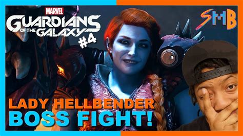 Lady Hellbender Boss Fight Guardians Of The Galaxy Playthrough YouTube