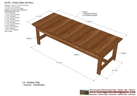 home garden plans: DS100 - Dining Table Set Plans - Woodworking Plans - Outdoor Furniture Plans
