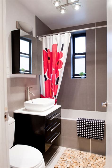 Add some black touches and your small bathroom gets a cool look. 40 Stylish and functional small bathroom design ideas