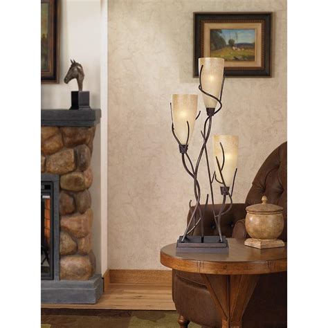 Kaybele 360 degree lighting table lamp with marbled base set of 2, cylinder glass lampshade, uplight bedside lamp for bedroom, living room, dining room, coffee table, 12 high 5.0 out of 5 stars 12 $26.99 $ 26. El Dorado 3-Light Uplight Table Lamp - #H1650 | Lamps Plus