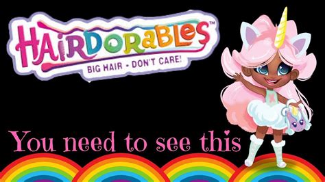Hairdorables Series 1 Big Hair Don T Care Unboxing So Cute Youtube