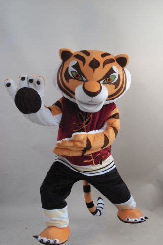 1390us New Tigress Tiger Kung Fu Panda Mascot Costume Fancy Dress