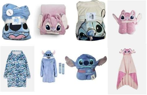 Primark Disney Ladies Disney Lilo And Stitch Snuddie Hooded Throw Pyjama Pj Set Ebay