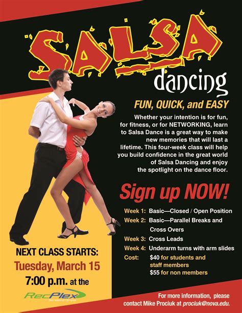 let s salsa classes begin march 15 nsu newsroom