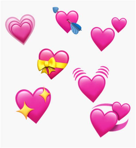 Heart Emoji PNG Images Transparent Free Download PNGMart B U Ch Com