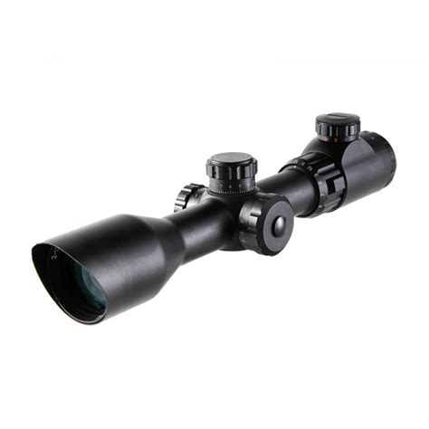 Tactical 3 12x44 30mm Scope With Side Ao Rgb Illuminated Glass
