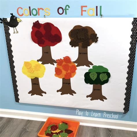 Fall Bulletin Board For Preschoolers For Preschoolers